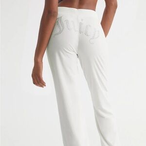 Juicy Couture OG BIG BLING VELOUR TRACK PANTS